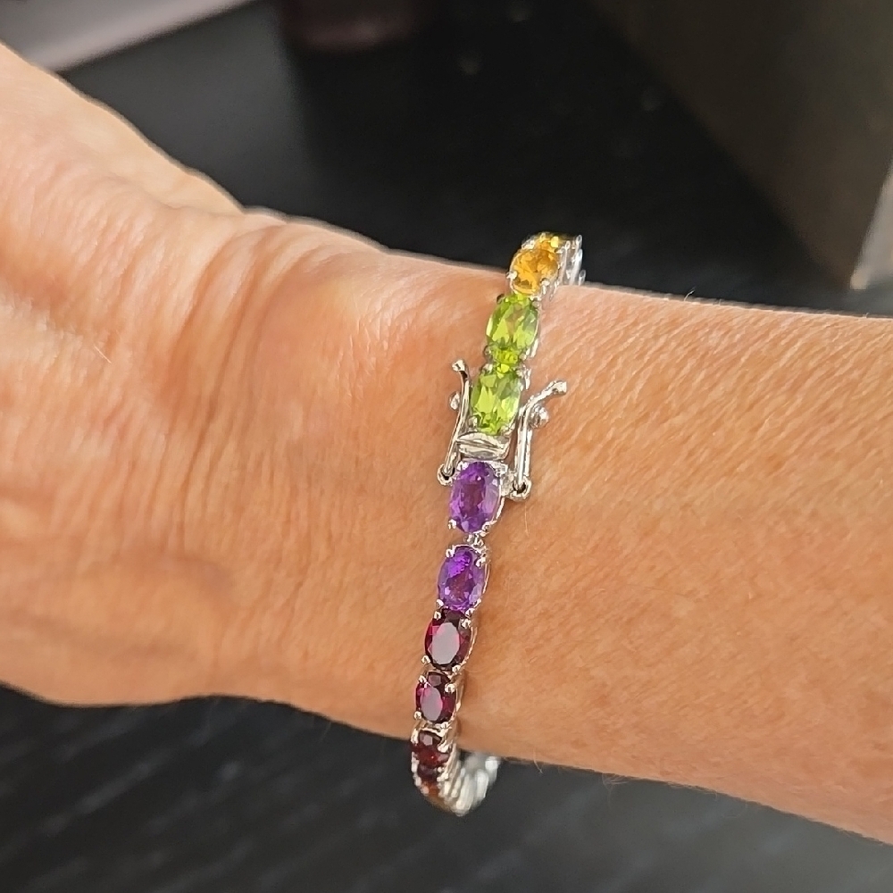 Multicolor Gemstone Bracelet